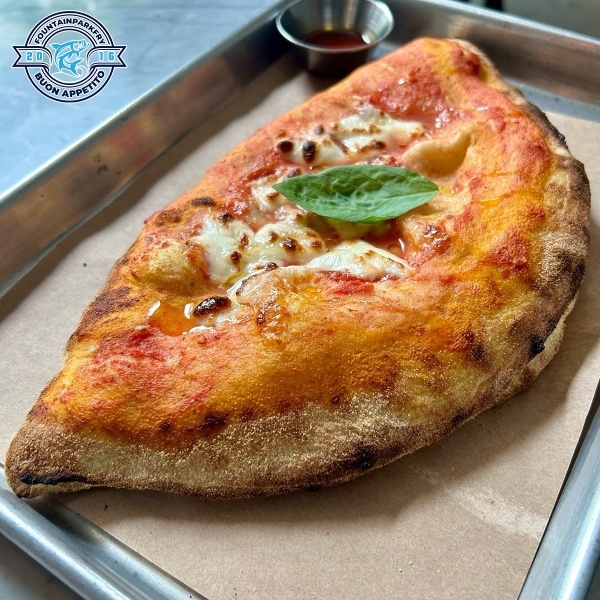 Fountain Park Fry Edinburgh calzone